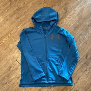 Under Armour - zip up hoodie/sweatshirt - Youth XL (YXL) - Coldgear